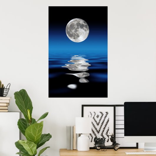 Full moon poster (Thuiskantoor)