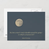 Full Moon Robert Browning Quote Briefkaart (Voorkant / Achterkant)