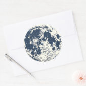 Full Moon Ronde Sticker (Envelop)