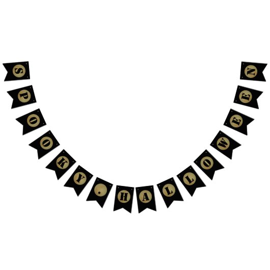 Full Moon, Spooky Halloween Bunting Vlaggetjes (Alle)