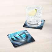 Full Moon Transformation Halloween Kartonnen Onderzetters (Insitu)