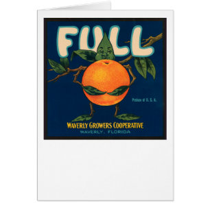 Full - Orange Crate Label
