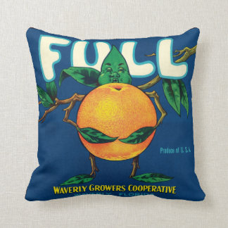 Full Oranje label Waverly Florida Art Kussen