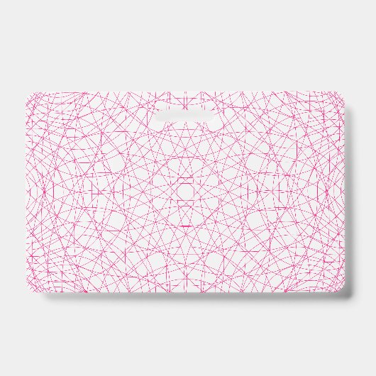 Full Pattern Neon Pink ID Badge – Customizable (Avant)