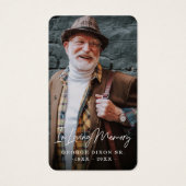 Full Photo Herfst Mountain Prayer Kaart (Voorkant)