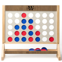 Full Rustic Medium Wood Custom Message Monogram