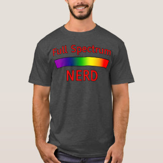 Full Spectrum Nerd grappig T-shirt