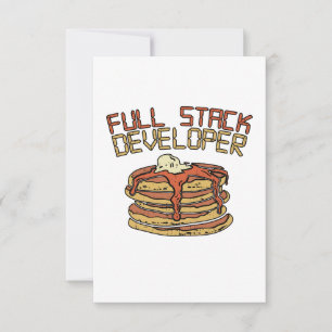Full Stack Developer Software Programmer Pun Gift Kaart