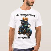 Full Throttle - Halloween motorfiets T-shirt (Voorkant)