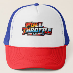 Full Throttle No Limits Hoed – Patriottische Race Trucker Pet