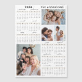 Full Year 2026 Calendar Photo Collage Magnet (Devant)