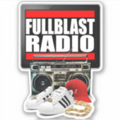 Fullblast Officiële Logo Sticker (Voorkant)