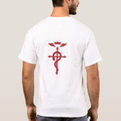 Fullmetal Alchemist Red logo T-shirt (Achterkant)