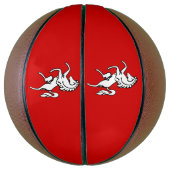 Fullsize Basketball with Flag of Kent County Basketbal (Verticaal)