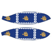 Fullsize Basketball with Flag of Quebec City Basketbal (Panelen)