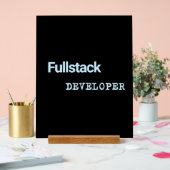Fullstack Dev Banners Acryl Bord (Huwelijk)