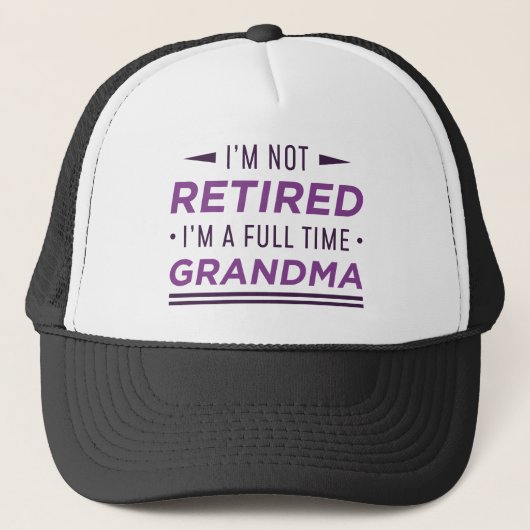 Fulltime Oma Trucker Pet (Voorkant)