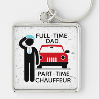 Fulltime Papa, Parttime Chauffeur Busy Vader Sleutelhanger