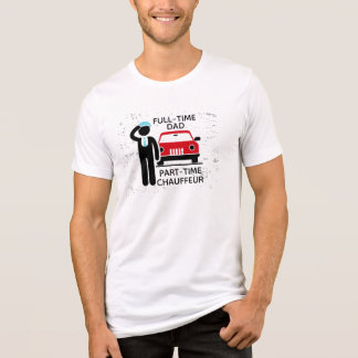 Fulltime papa, parttime chauffeur - drukke papa Tri-Blend shirt