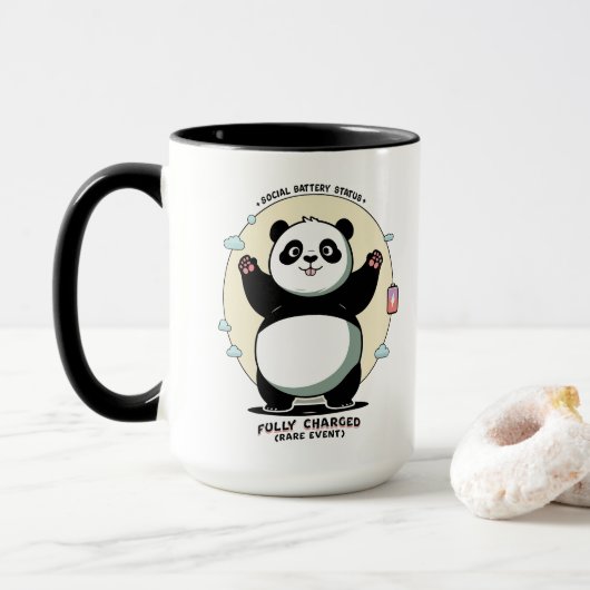 Fully Charged Rare Event – Social Battery Mok (Met donut)