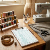 Fully Customizable Body Measurements Chart Notepad Post-it® Notes