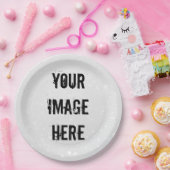 Fully Customizable Paper Plate Papieren Bordje (Feest)