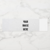 Fully Customizable Water Bottle Label Waterfles Etiket (Enkel label)