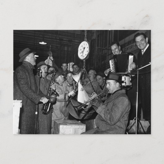 Fulton Fish Band, 1962 Briefkaart (Voorkant)