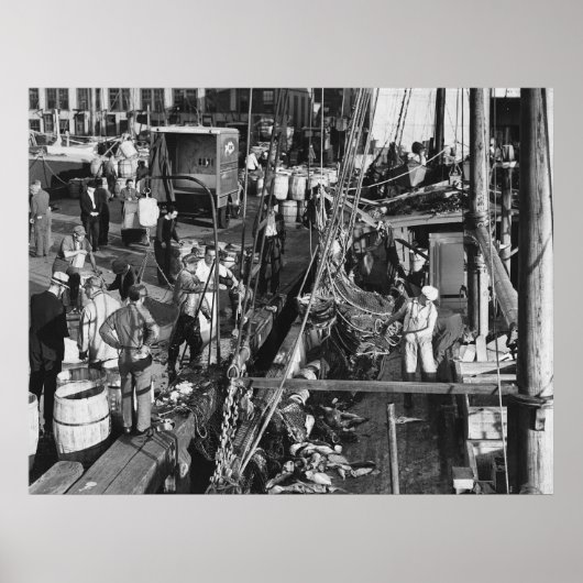 Fulton Fish Market: 1939 Poster (Voorkant)