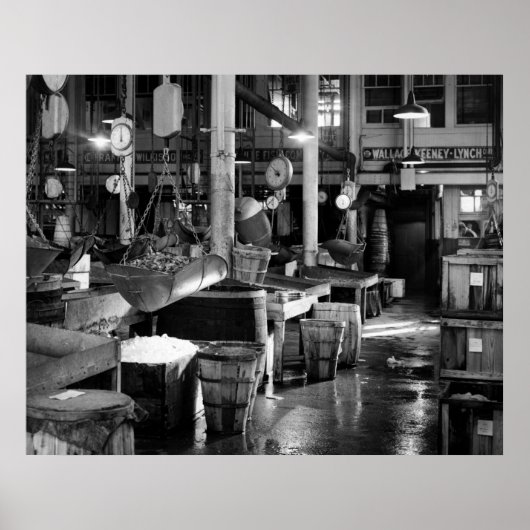 Fulton Fish Market: 1954 Poster (Voorkant)