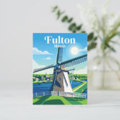 Fulton (Illinois) Briefkaart (Staand voorkant)