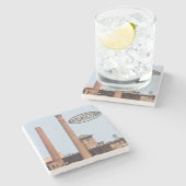 Fulton Mill, Cabbagetown, Fulton Mill Atlanta, Stenen Onderzetter (Zijkant)