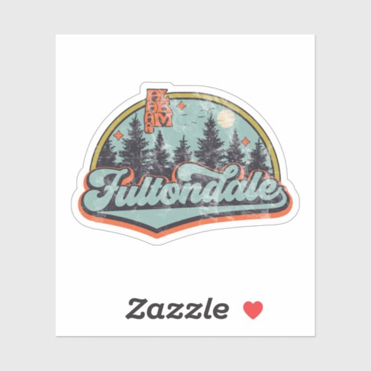 Fultondale, Alabama Sticker (Vel)