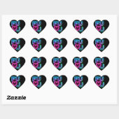 FULU Hartvormige Sticker (Vel)
