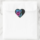 FULU Hartvormige Sticker (Tas)