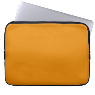 Fulvous kleur laptop sleeve