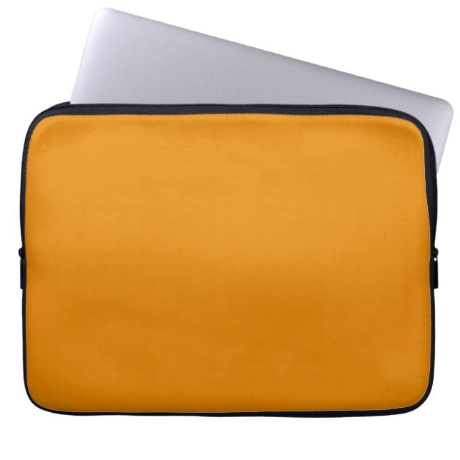 Fulvous kleur laptop sleeve (Voorkant)