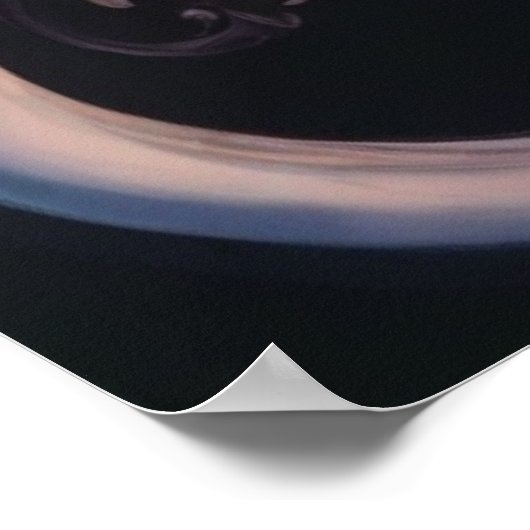 Fumée Abstraite | Poster d'art moderne (Coin)