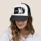 Fumée Dbl. Casquette de Saxman - négatif (En situation)