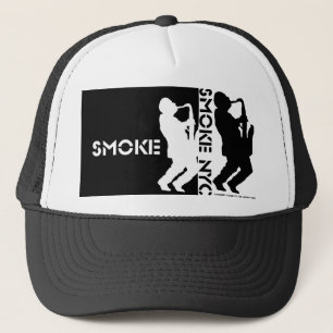 Fumée Dbl. Casquette de Saxman - négatif