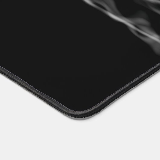 Fumée de dragon noir avec nom ou monogramme (Coin)