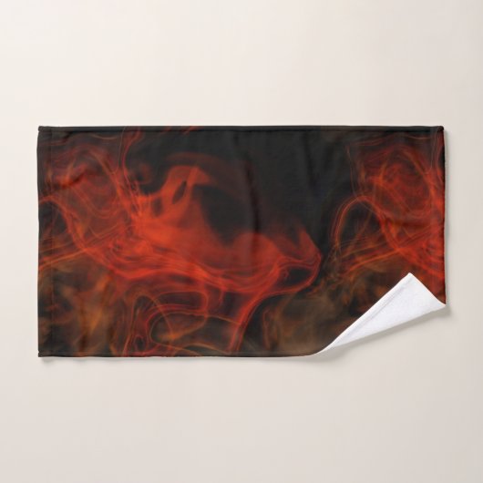 Fumée et flammes (Serviette à main)