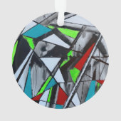 Fumée et miroirs ornement acrylique (dos)