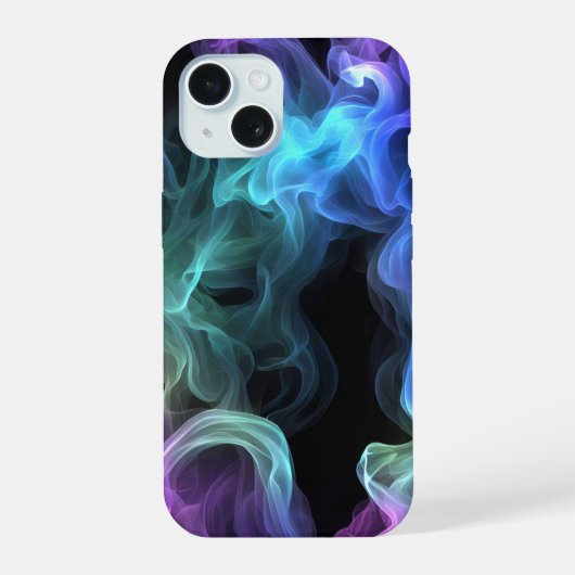 Fumée Iridescente sur noir (Verso)
