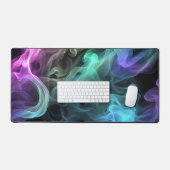 Fumée Iridescente sur noir (Clavier et souris)