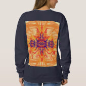 FUMÉE ORANGE - Art Fractal - Sweatshirt (Dos)
