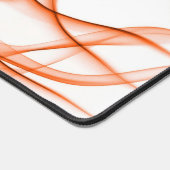 Fumée orange symétrique minimaliste blanc (Coin)