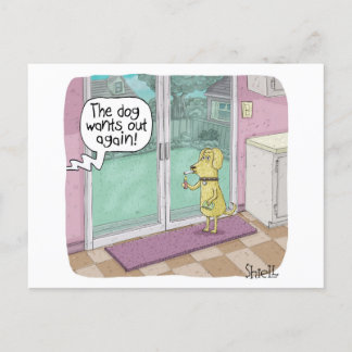 Fumer Chien drôle de carte d'anniversaire