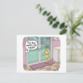 Fumer Chien drôle de carte d'anniversaire (Debout devant)