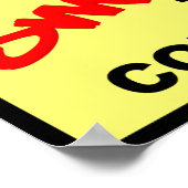 Fumer La Compétition Motocross Dirt Bike Poster (Coin)